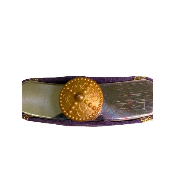 Crown Royal 8oz Stainless Steel Whisky Flask Removable Suede Sleeve Gold Cap - Picture 9 of 12